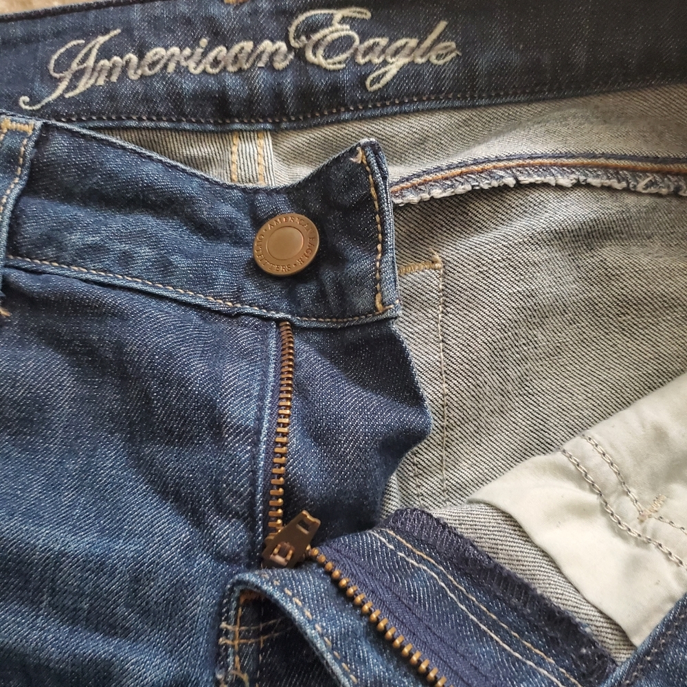 American Eagle Straight 77 6 Long Jeans